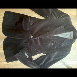 J Crew Velvet Tailored Blazer